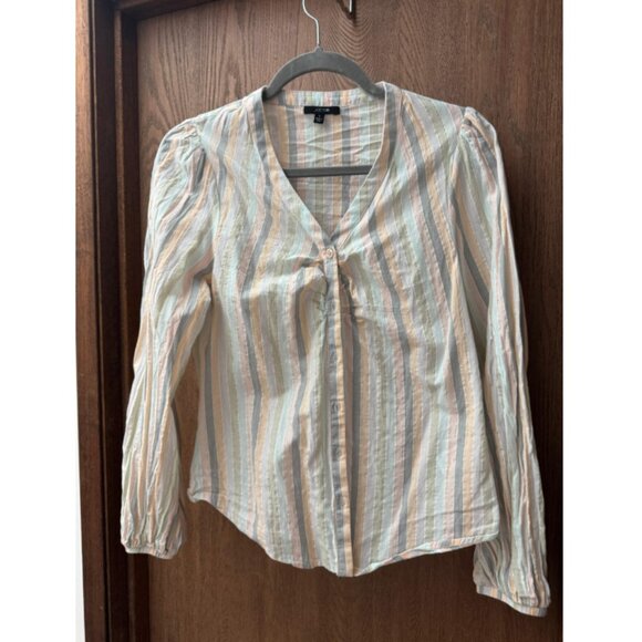 Joe's Jeans Size Small Button Up Blouse - Picture 2 of 5